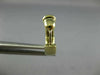 ESTATE .12CT DIAMOND 14KT YELLOW GOLD 2 ROW PAVE HUGGIE HANGING EARRINGS #26694