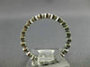 ESTATE .52CT DIAMOND 18K WHITE GOLD 3D ROUND 3mm BEZEL ETERNITY ANNIVERSARY RING