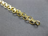 ESTATE WIDE 18KT YELLOW GOLD 3D CLASSIC ENGRAVEABLE ID BRACELET #27844