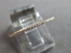 .15CT DIAMOND 18KT ROSE GOLD CLASSIC ROUND 1MM ETERNITY WEDDING ANNIVERSARY RING