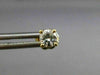 ESTATE .47CT ROUND DIAMOND 14KT YELLOW GOLD CLASSIC 4 PRONG STUD EARRINGS #7838