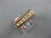 ESTATE WIDE 1.56CT DIAMOND 18KT ROSE GOLD 3D PRINCESS & OVAL MENS PINKY RING