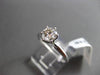 ESTATE .66CT DIAMOND 14KT WHITE GOLD CLASSIC SOLITAIRE ENGAGEMENT RING BEAUTIFUL