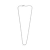 ESTATE 3.25CT DIAMOND 14KT WHITE GOLD 3D ROUND CLASSIC ETERNITY TENNIS NECKLACE