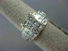 ESTATE LARGE 2.15CT ROUND & PRINCESS DIAMOND 14KT GOLD 3D ENGAGEMENT RING #21530