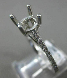 .12CT DIAMOND 18KT WHITE GOLD CLASSIC 4 PRONG LUCIDA SEMI MOUNT ENGAGEMENT RING