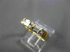 ESTATE .45CT DIAMOND 14KT YELLOW GOLD 2 ROW FLAT WEDDING ANNIVERSARY RING #4340
