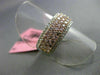 ESTATE WIDE 1.29CT DIAMOND 18KT WHITE & ROSE GOLD 3D WEDDING ANNIVERSARY RING