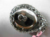 ESTATE LARGE .40CT RUBY 14KT BLACK GOLD 3D HANDCRAFTED SHELL FILIGREE  PENDANT