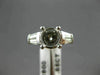 WIDE .65CT DIAMOND PLATINUM ROUND & BAGUETTE SEMI MOUNT ENGAGEMENT RING #18678
