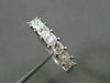 ESTATE .91CT DIAMOND 14KT WHITE GOLD 3D 7 STONE WEDDING ANNIVERSARY RING #19485