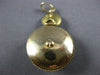 ANTIQUE LARGE 5CT AAA AMETHYST & PEARL 14KT YELLOW GOLD FLOWER PENDANT #26830