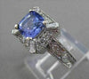 ESTATE 2.16CT DIAMOND TANZANITE 18K GOLD FILIGREE COCKTAIL ENGAGEMENT RING 21514