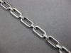 ESTATE WIDE & LONG 1.28CT DIAMOND 14K WHITE GOLD MULTI OVAL LINK TENNIS BRACELET