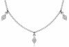 ESTATE .30CT DIAMOND 14KT WHITE GOLD 3D FOUR STONE BY THE YARD CLASSIC NECKLACE