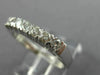 ESTATE .45CT DIAMOND 14KT WHITE GOLD 7 STONE SHARE PRONG ANNIVERSARY RING #11576