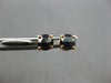 ESTATE 1.06CT BLACK DIAMOND 14KT ROSE GOLD 3D CLASSIC ROUND SCREWBACK EARRINGS