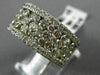 ESTATE WIDE 2.80CT DIAMOND 14K WHITE GOLD ETOILE WEDDING ANNIVERSARY RING #21820