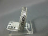 ANTIQUE .50CT DIAMOND 18K WHITE GOLD 3D FILIGREE ETERNITY ANNIVERSARY RING #1195