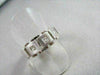 WIDE 7mm HAND CRAFTED .45CT F VVS DIAMOND 14KT WHITE GOLD MENS WEDDING BAND !!!!