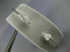 ESTATE .35CT DIAMOND 18K WHITE GOLD FLEXIBLE DOUBLE ARROW LOVE BANGLE BRACELET