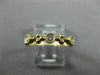 .25CT DIAMOND 14K YELLOW GOLD 3D 5 STONE FILIGREE SEMI ETERNITY ANNIVERSARY RING