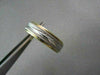 ESTATE WIDE 18KT WHITE & YELLOW GOLD HAND CRAFTED MENS WEDDING ANNIVERSARY RING