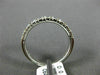 ESTATE .70CT DIAMOND 14KT WHITE GOLD 3D CLASSIC SEMI ETERNITY ANNIVERSARY RING