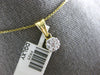 .25CT DIAMOND 14KT YELLOW GOLD CLASSIC CLUSTER FLOWER INVISIBLE FLOATING PENDANT