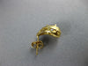 ESTATE 1.36CT DIAMOND PEAR TANZANITE 14K YELLOW GOLD POST FILIGREE EARRINGS 9762