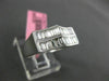 ESTATE WIDE .87CT DIAMOND 18KT WHITE GOLD 3D TWO ROW MILGRAIN ANNIVERSARY RING