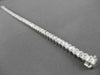 ESTATE WIDE 8.37CT DIAMOND 14KT WHITE GOLD CLASSIC PRINCESS CUT TENNIS BRACELET