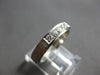 .15CT DIAMOND 14KT WHITE GOLD 3D CLASSIC CHANNEL WEDDING ANNIVERSARY RING #27966