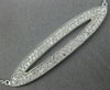 ESTATE LARGE 1.20CT DIAMOND 14K WHITE GOLD MARQUISE SHAPE PAVE FILIGREE NECKLACE