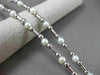ESTATE 14KT WHITE GOLD AAA SOUTH SEA PEARL BY THE YARD ITALIAN NECKLACE #21303