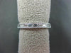 ESTATE .51CT BAGUETTE DIAMOND 18KT WHITE GOLD 3D SEMI ETERNITY ANNIVERSARY RING