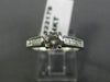 ESTATE .90CT DIAMOND 14KT WHITE GOLD 3D FILIGREE CLASSIC ENGAGEMENT RING #22179