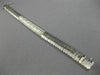 ESTATE WIDE 3.15CT ROUND & PRINCESS DIAMOND 14K WHITE GOLD 3 ROW TENNIS BRACELET