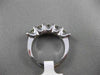 ESTATE 1.30CT DIAMOND 14KT WHITE GOLD 3D 5 STONE ETOILE WEDDING ANNIVERSARY RING