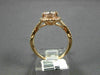 ESTATE LARGE 2.90CT DIAMOND & AAA MORGANITE 14KT ROSE GOLD OVAL ENGAGEMENT RING