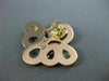 ESTATE LARGE 12CT MULTI COLOR GEM 18K ROSE GOLD 3D FLOWER LEAF FILIGREE EARRINGS