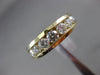ESTATE LARGE 1.61CT DIAMOND 14KT YELLOW GOLD 7 STONE CHANNEL ANNIVERSARY RING