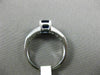 ESTATE 1.87CT DIAMOND & AAA SAPPHIRE 18KT WHITE GOLD 3D CLASSIC ENGAGEMENT RING