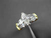 ESTATE WIDE 1.52CT MARQUISE DIAMOND PLATINUM & 18KT GOLD ENGAGEMENT RING #21646