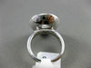 ESTATE LARGE 1.72CT DIAMOND 14KT WHITE GOLD ETOILE CIRCLE CONCAVE MULTI ROW RING