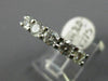 ESTATE 1.75CT DIAMOND 14K WHITE GOLD 3D SEVEN STONE SHARE PRONG ANNIVERSARY RING