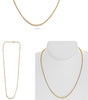 ESTATE 4.0CT DIAMOND 14KT YELLOW GOLD ROUND GRADUATING ETERNITY TENNIS NECKLACE