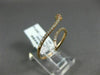 ESTATE WIDE .20CT DIAMOND & AAA RUBY 14KT ROSE GOLD 3D SWIRL SNAKE FUN RING