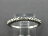 ESTATE .22CT DIAMOND 14K WHITE GOLD SHARE PRONG WEDDING ANNIVERSARY RING #19780