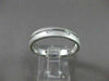 ESTATE WIDE 0.30CTW DIAMOND 14KT WHITE GOLD ETOILE MENS RING FASHIONABLE #15000